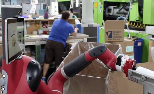 Robot collaboratif industriel Sawyer packaging
